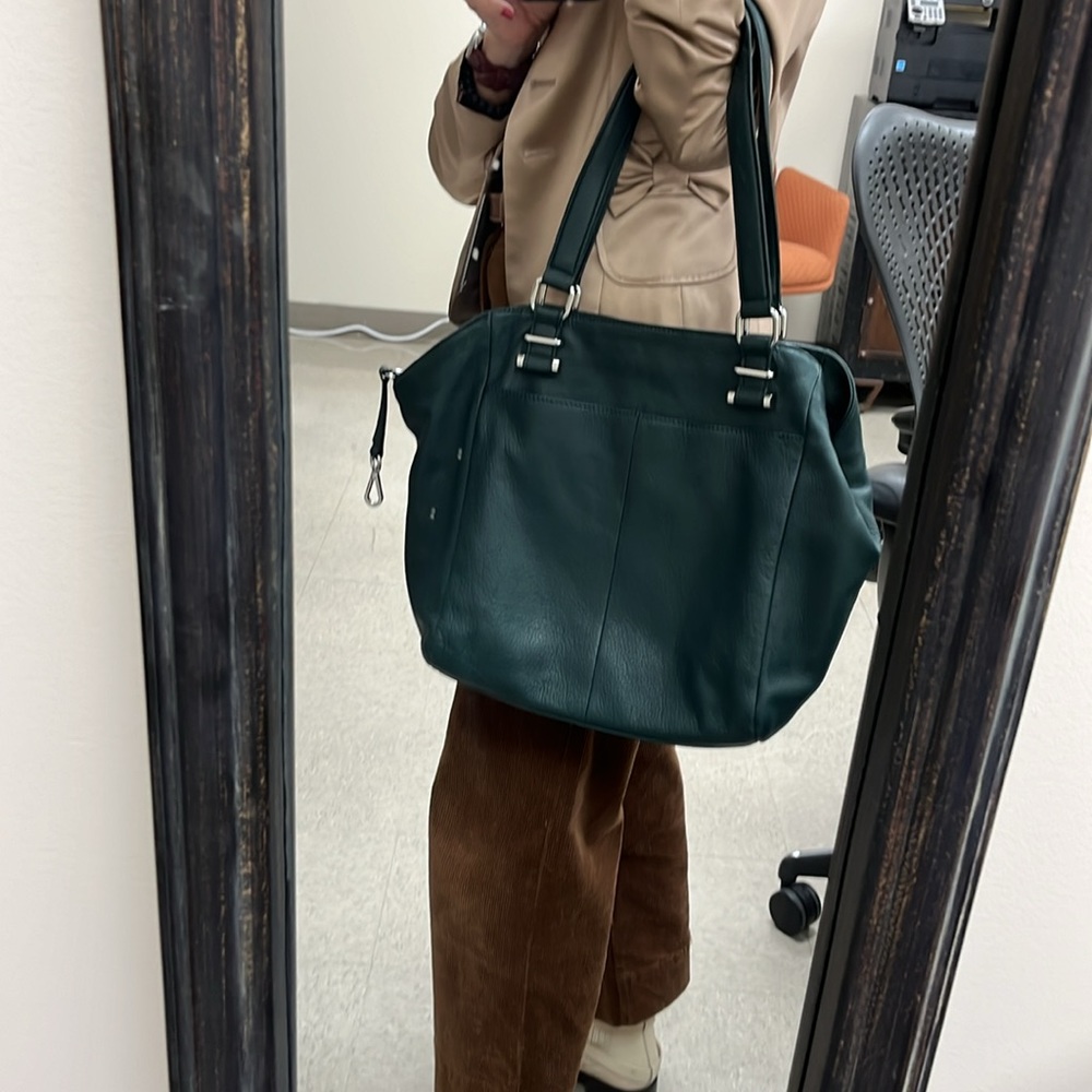 Green Perlina tote bag - Picture 8 of 9